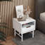 Regnald 40cm W Solid + Manufactured Wood Bedside Table