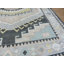 Tapis Oushak noir / gris / doré / brun noué à la main