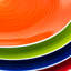 Hometrends Crenshaw 4 Piece 7.25 Inch Ceramic Salad Plate Set in Assorted Colours
