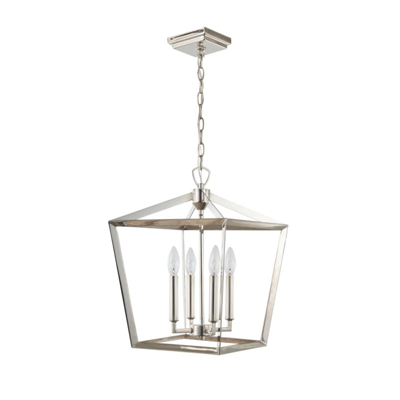 Luminaire suspendu pour vestibule York, Polished Nickel