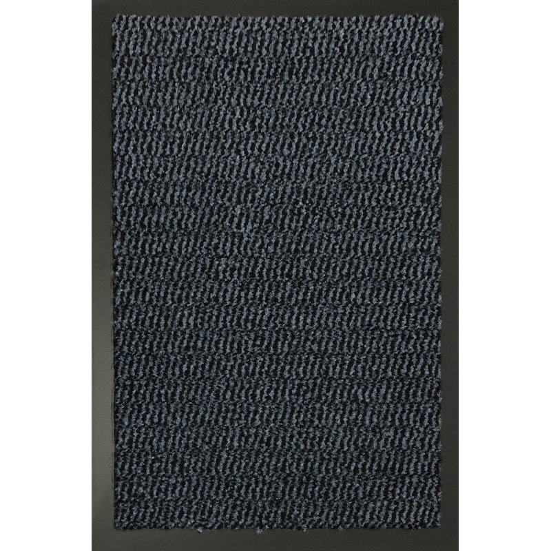 Aarib Non-Slip Doormat, Blue, Rectangle 50cm x 80cm