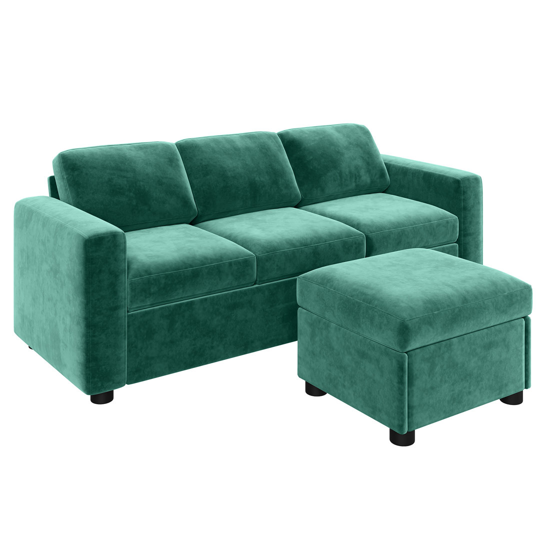 3-Sitzer Sofa Rabon aus Samt