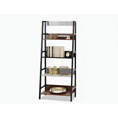 Faithia 154 cm H x 65 cm W Steel Etagere Bookcase