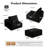 5 - Piece 106.2" W U Shape Sectional Sofa, Cloud Modular Sectional Sofa, Deep Seat Corduroy Boneless With Ottomans, No Need Assembly-1086411980
