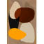 Abstract Organic Forms by Cartissi — Abstract Wall Art-2082874177-2082874184-2082874185