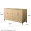 Base de meuble-lavabo double autoportant 59,5 po Janna seulement-108351759