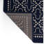 Tapis bleu marine Tarbell Border-882751798