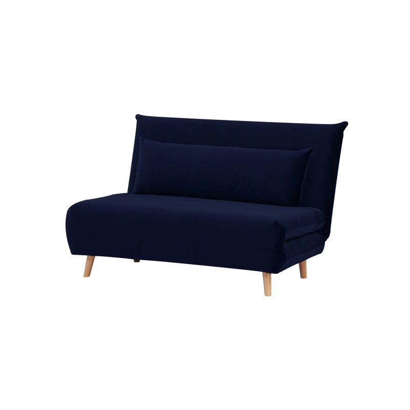Boonton 2 Seater Velvet Sleeper, Blue