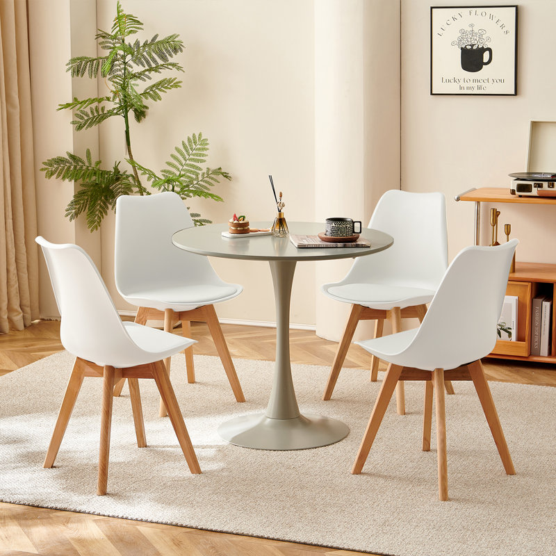Nero Upholstered Side Chair, White