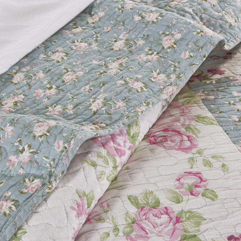 Rosalind Wheeler Anajulia Cotton Quilt Set | Wayfair