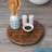 CounterArt Tribal Pattern Wood Lazy Susan Turntable