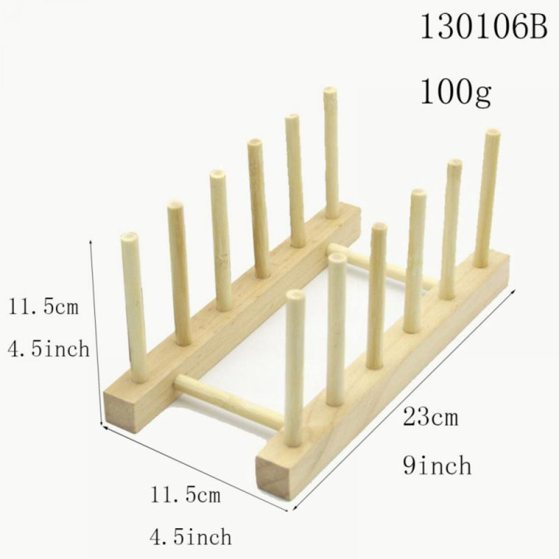 Wood Rectangle Countertop / Cabinet Pot Rack