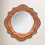 Miroir rond festonné Ethan - orange-711912271