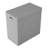 Double Laundry Basket with Lid-Collapsible Two-Sided Clothes Hamper with Removable Mesh Liner Bags