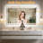 35.5" x 60" Large LED Bathroom Mirror for Double Vanity, Bluetooth Speaker, Smart Time & Date Display, Anti-Fog, 3-Color Dimmable-1516984027