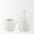 Donzel White W/ Black Speckles Tall Vase