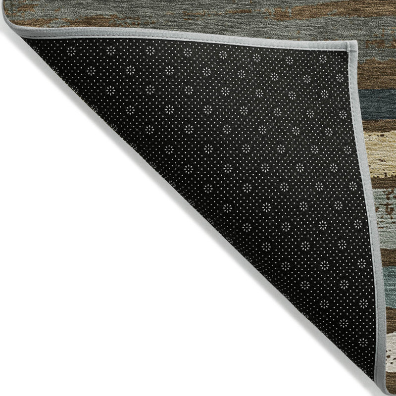 Sylira Brown Washable Indoor-Outdoor Rug - , 9' x 12'