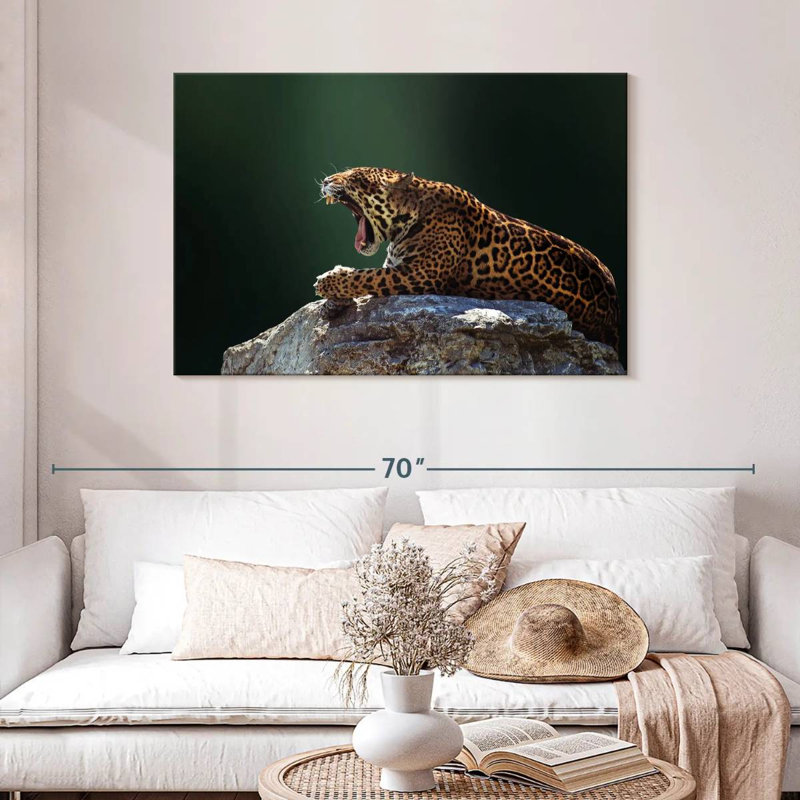 Brampt Feisty Jaguar, 30" H x 45" W