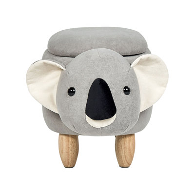 Adem 61cm Wide Velvet Novelty Solid Colour Ottoman with Storage