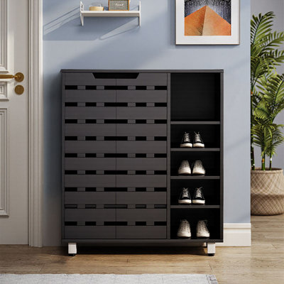 18 Pair Shoe Storage Cabinet