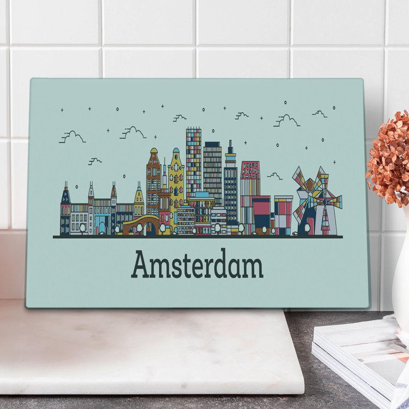 Planche à découper en verre d’amsterdam east urban home