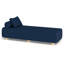 Chaise longue d'extérieur avec pieds en érable Alvy-110230666