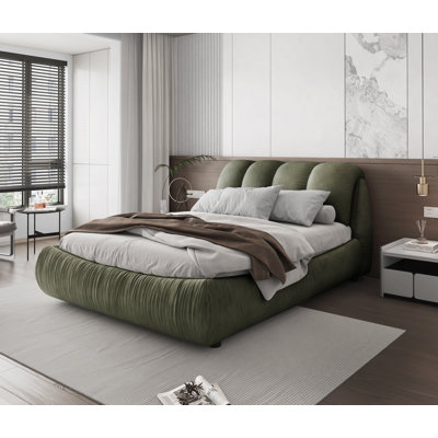 Henness Upholstered Sleigh Bed