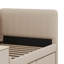 Upholstered Daybed Twin Size With Flip Cabinets & Side Table/Desk, 2 Drawers And Shelve