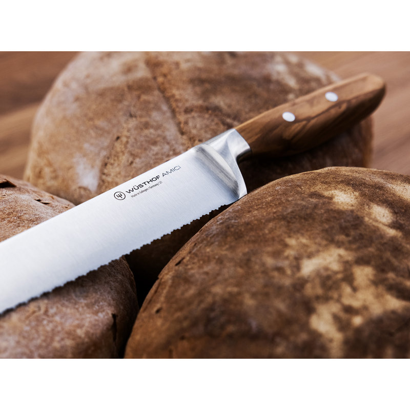 Amici Double Serrated 9.06" Bread Knife