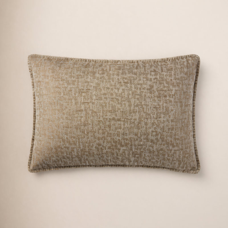 Felisa Throw Pillow, Polyester/Polyfill, Gray