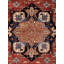 Serapi Hand Knotted Wool Oriental Area Rug in Rust/Black/Brown-949373377