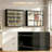 Wall Mounted Multi-Tier Display Cabinet, Modern Floating Wall Showcase Unit