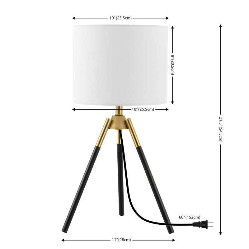 Lampe trépied en métal Mry