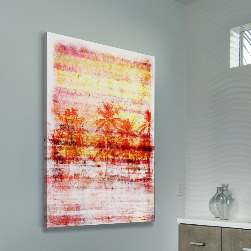 1 Piece Wrapped Canvas Painting, 152cm H x 101cm W x 5cm D