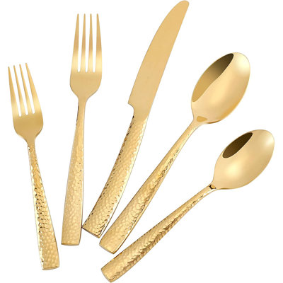 Everly Quinn Stainless Steel Flatware Set - Service for 4