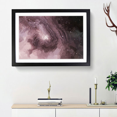 Swirling Passions in Abstract - Framed Print