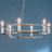 6 - Light Dimmable Drum Chandelier-319406188
