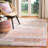 Nantucket Hand Tufted Wool/Cotton Geometric Rug in Brown/Pink/Blue-668974719