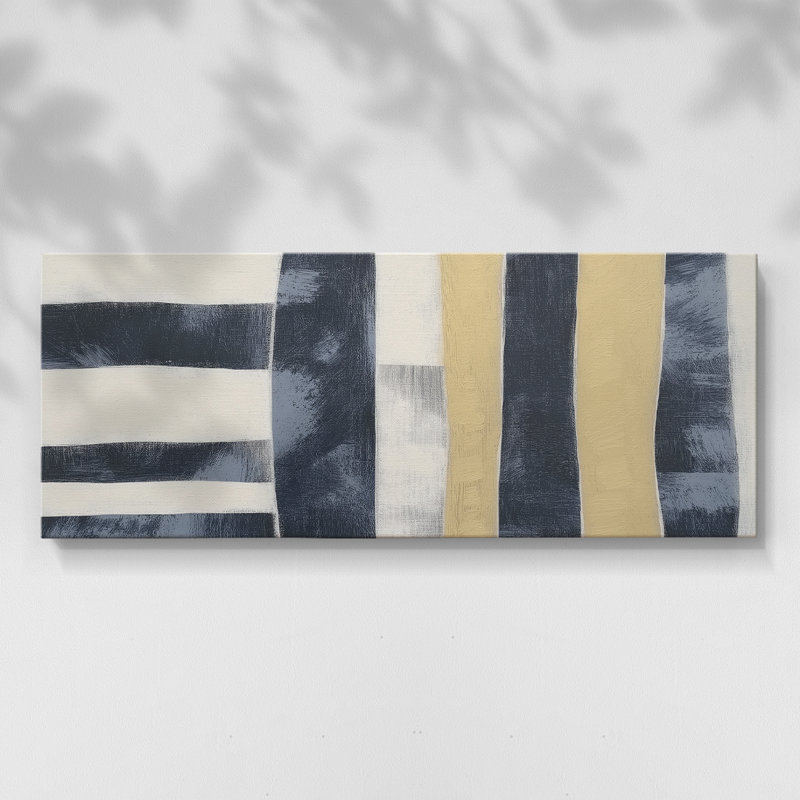 Abstract Series 9 #XI-Wide Gallery Wrapped Canvas, 12" H x 30" W