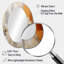 Gris / jaune / orange / Impressions - Miroir mural gris moderne et ovale-113772057