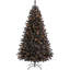 Easy Set-Up Lighted Spruce Black Christmas Tree-830510861