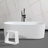 18.5'' W Solid Surface Resin Shower Bench-95354809