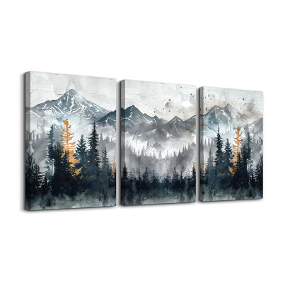 3 Piece Wrapped Canvas Print