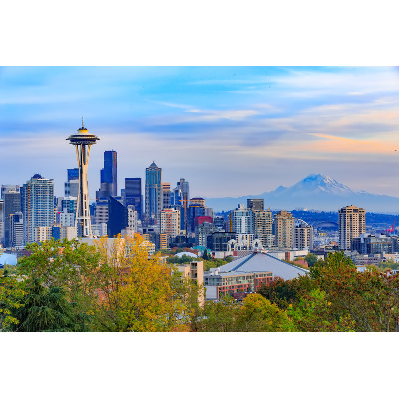 Seattle Downtown - Photographie sur toile, H 20 po x l 30 po