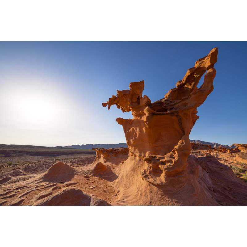 Ansonville Devil's Fire, Nevada 1 Piece Wrapped Canvas Wall Art, 81cm H x 122cm W x 3.8cm D