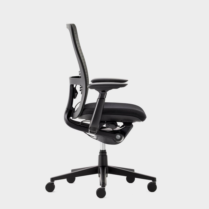 Haworth Zody Digital Knit Office Chair - Standard Posture with Lumbar Support, Onyx