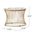 Table basse fabriquée à la main en fer et en bois de manguier - Rehausse votre décoration intérieure