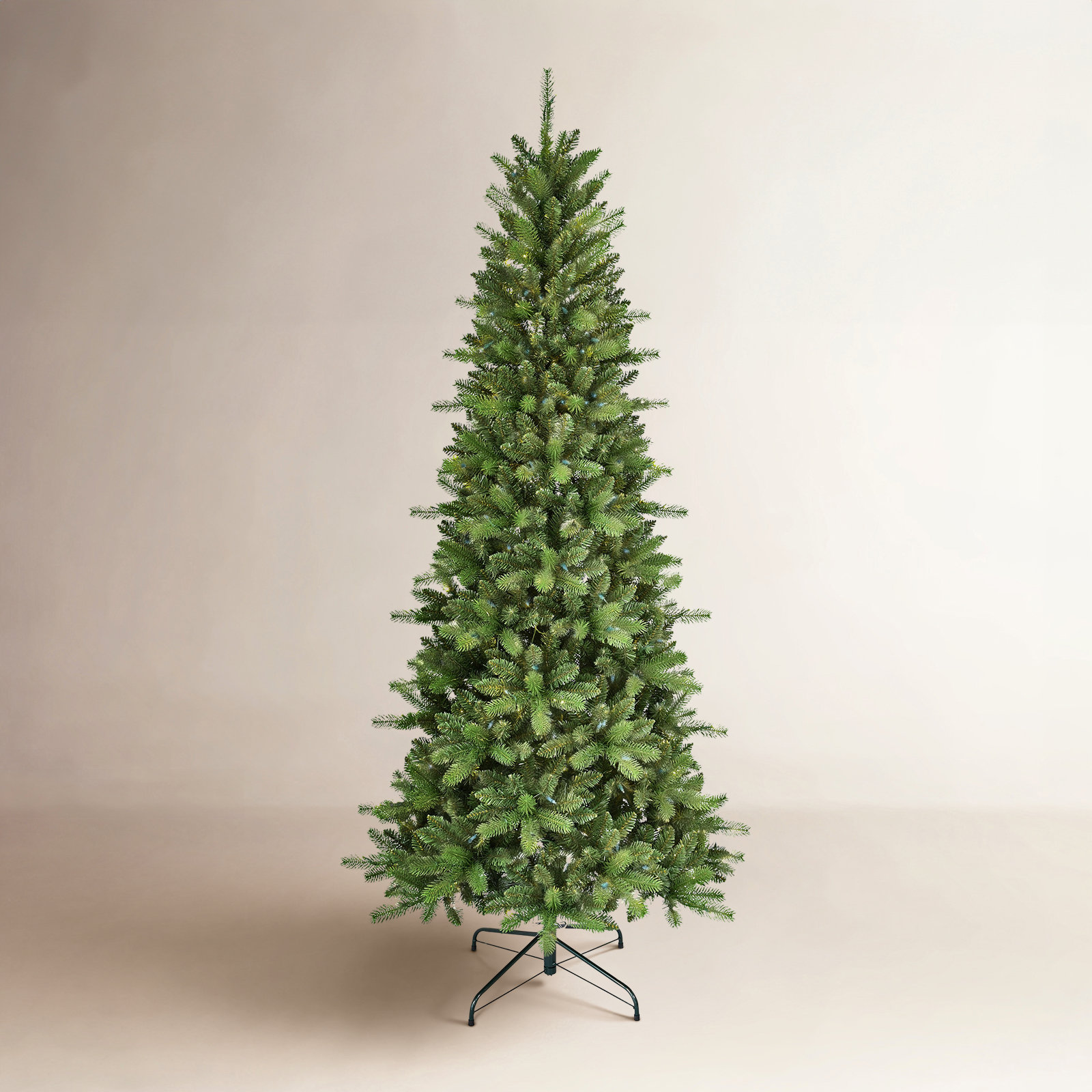 Minerva Pre-Lit Spruce Christmas Tree, 7.5' H