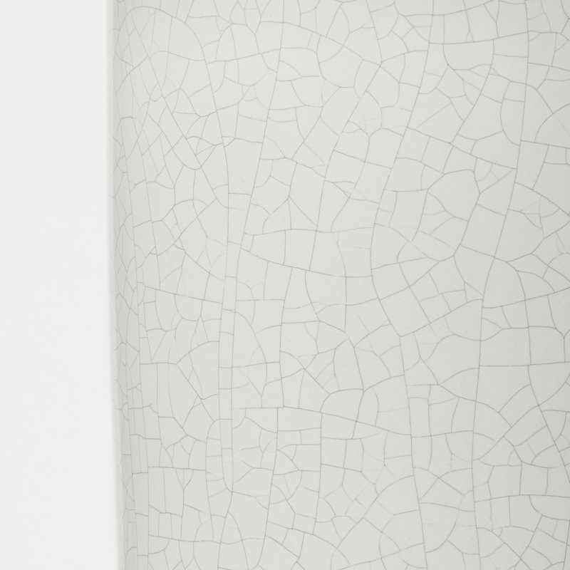 Shanghai LED Table Lamp, White Crackle