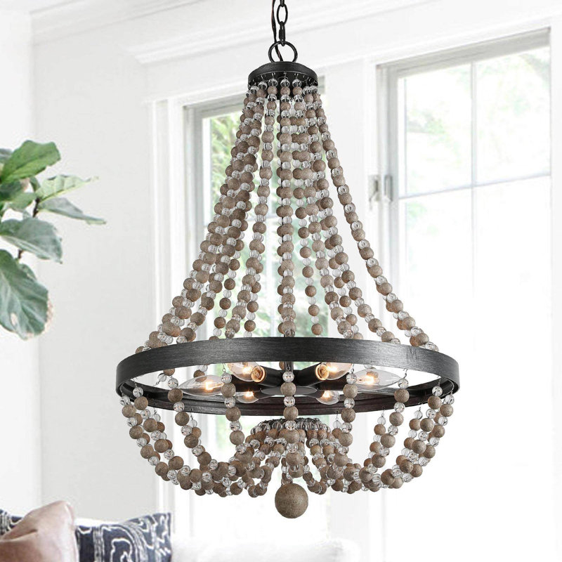 Lustre empire unique à 6 lumières Bessemer